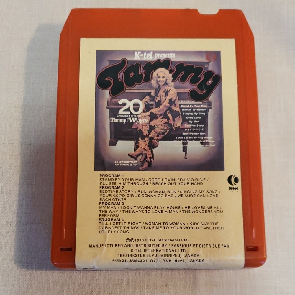 Tammy Wynette Greatest Hits A-Track Tape